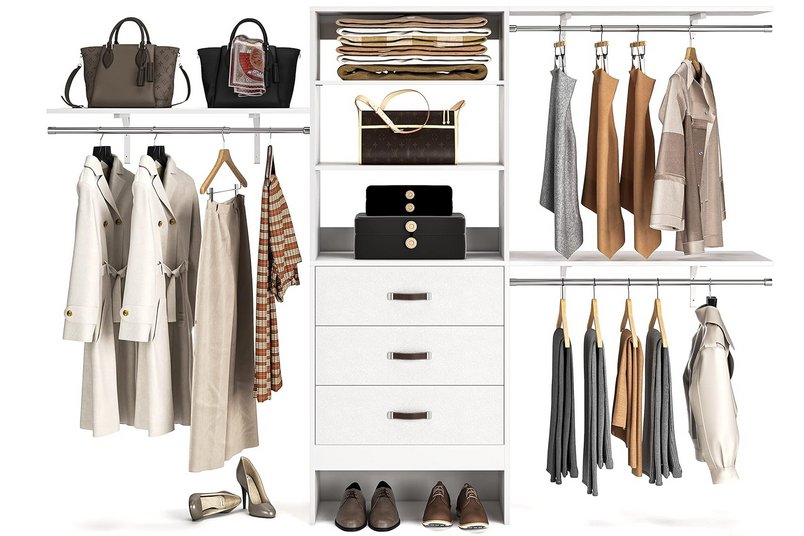 Nursery Reach-In Closet